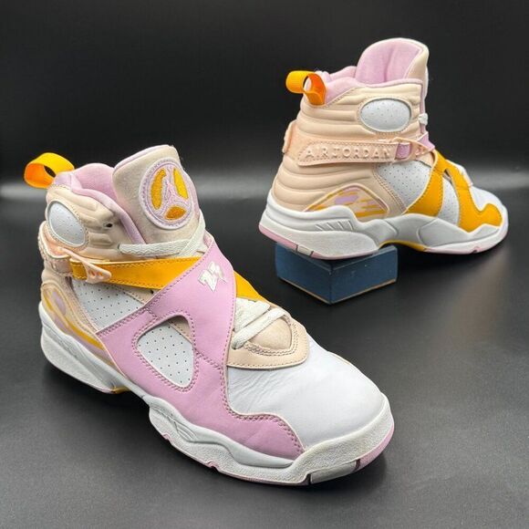 Air Jordan 8 Retro GS 'Light Arctic Pink' - Picture 5 of 10